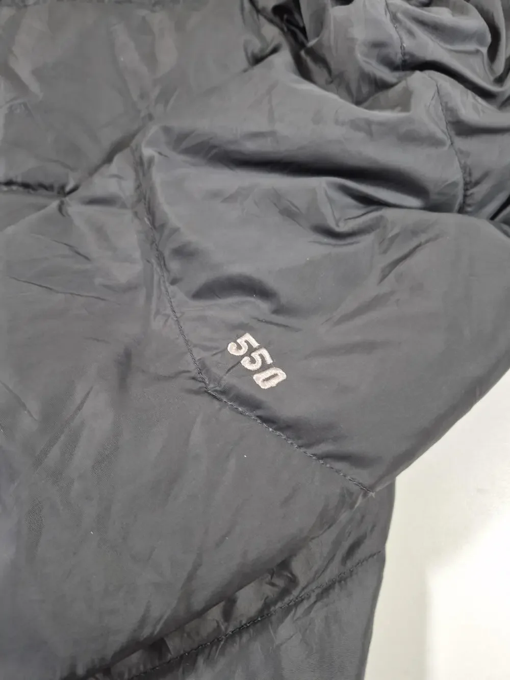 The North Face Jacket Mens XL Black 550 Down Puffer Full Zip Insulated Outdoor